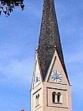 dieser Kirchturm liegt im Stadtgebiet Dachau